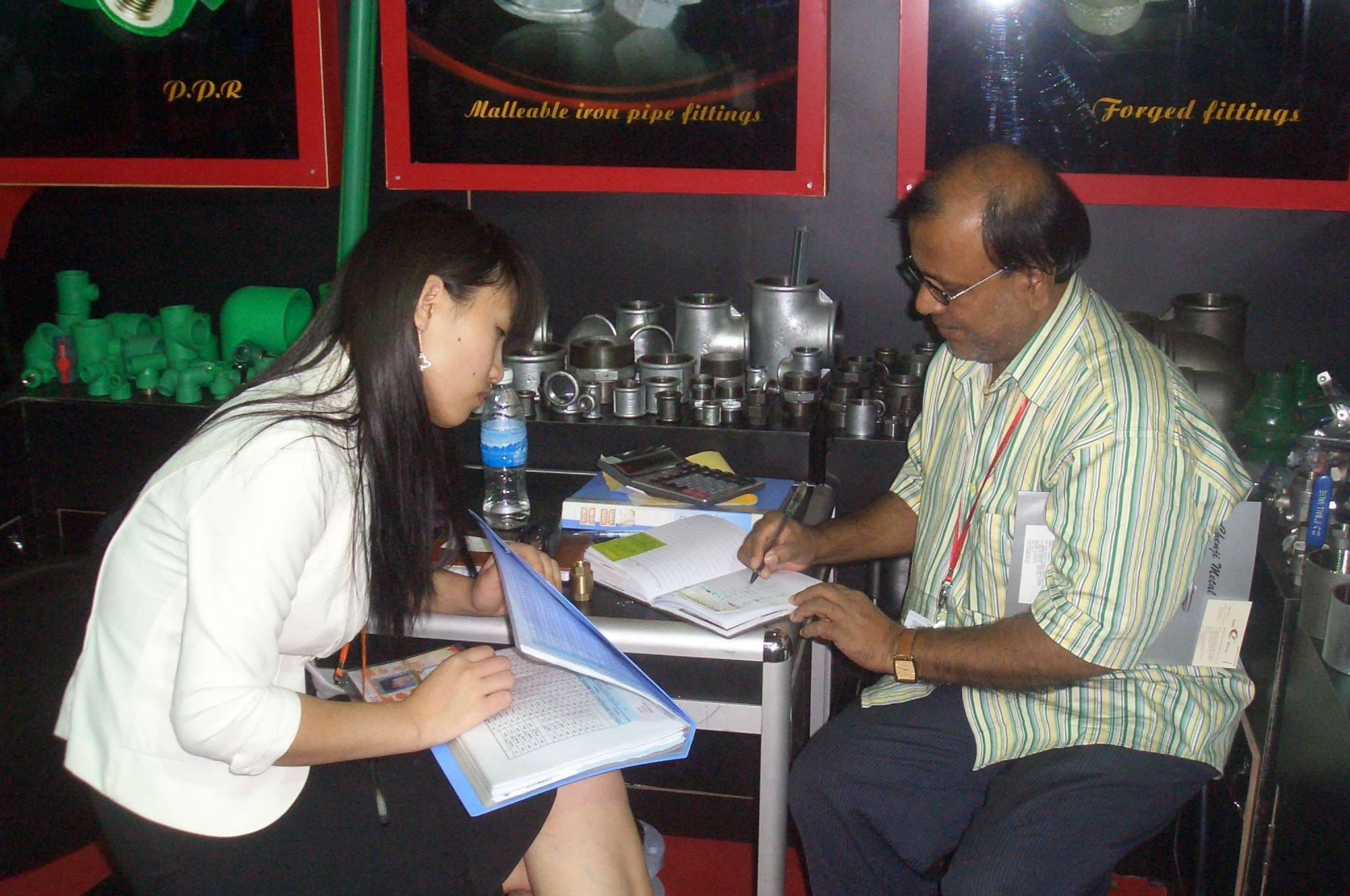 Reviewing product catalogues with a foreign supplier